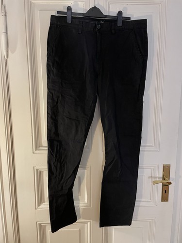 Schwarze slim chino w36 - slim,