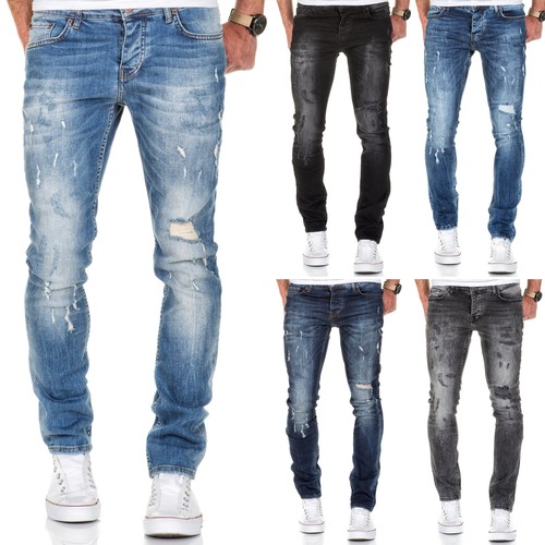 Herren strech destroyed - herren, slim