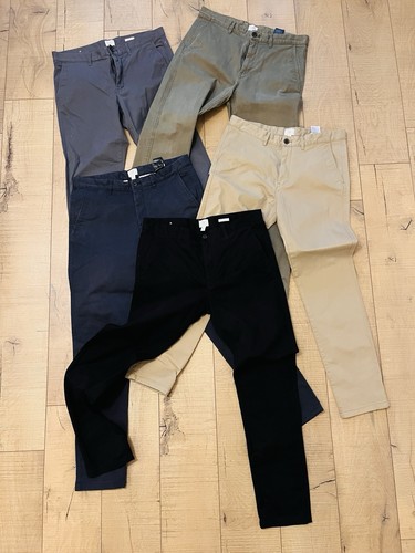 Chino hose blau grau - chino, h&m