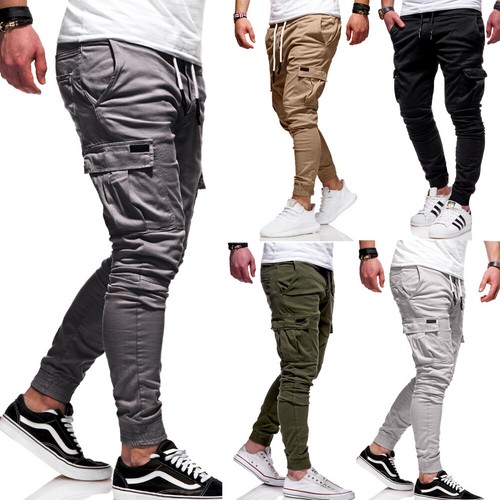 Herren cargo chino hose jogger - chino,